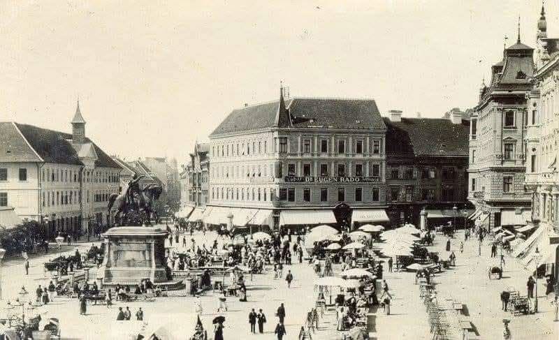 Trg bana Jelačića 1909. godine